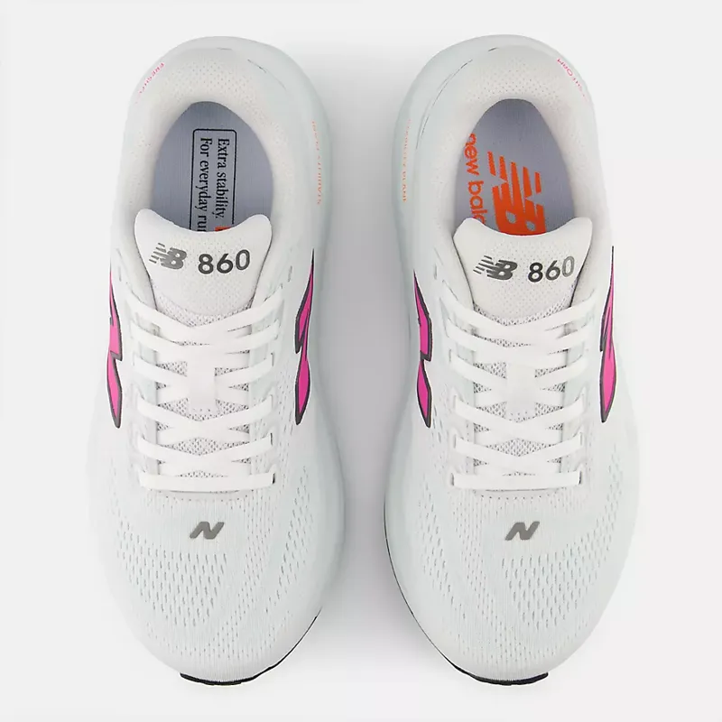 New Balance Fresh Foam X 860v15 White Pink Women's-3